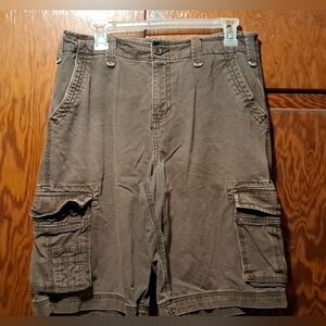 Boy's Arizona Huskey Brown Cargo Shorts